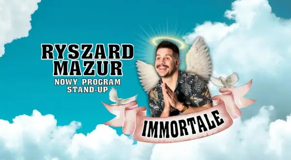 Ryszard Mazur w nowym programie stand-up "Immortal".