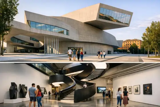 Nowoczesne muzea Rzymu: Przewodnik MAXXI, GNAM, MACRO